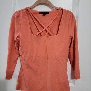 Coral Boston Proper Top